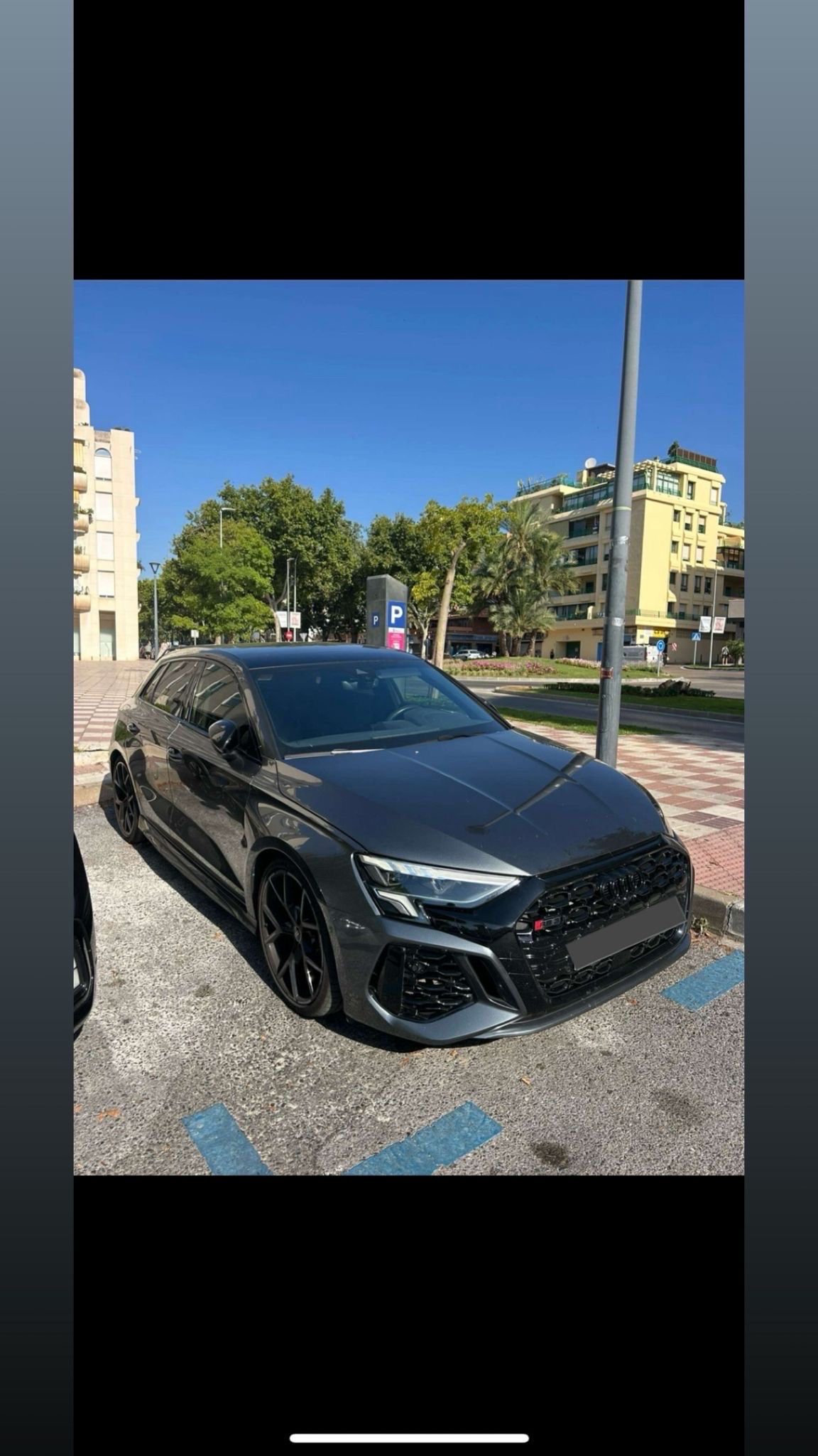 Audi rs3 8y gris daytona