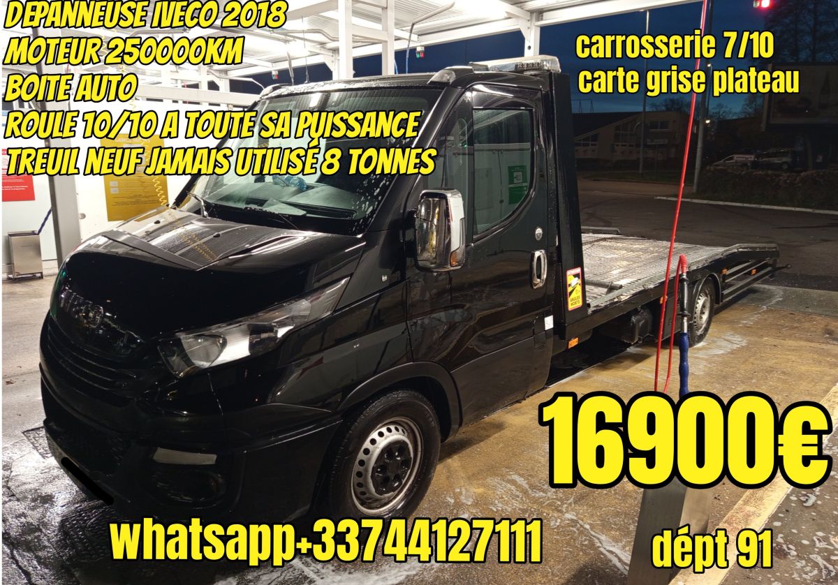 dépanneuse iveco 35S16 de 2018 boîte auto