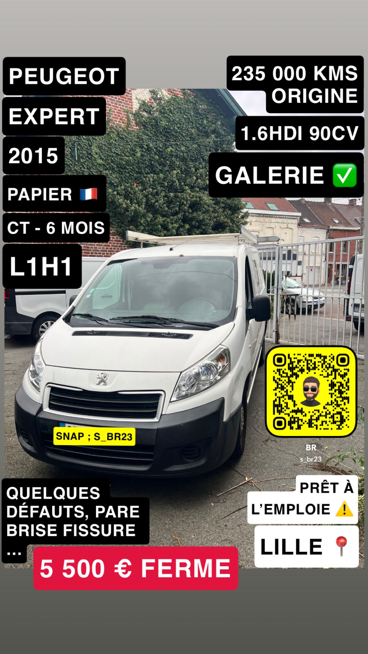 PEUGEOT EXPERT GALERIE HDI 90