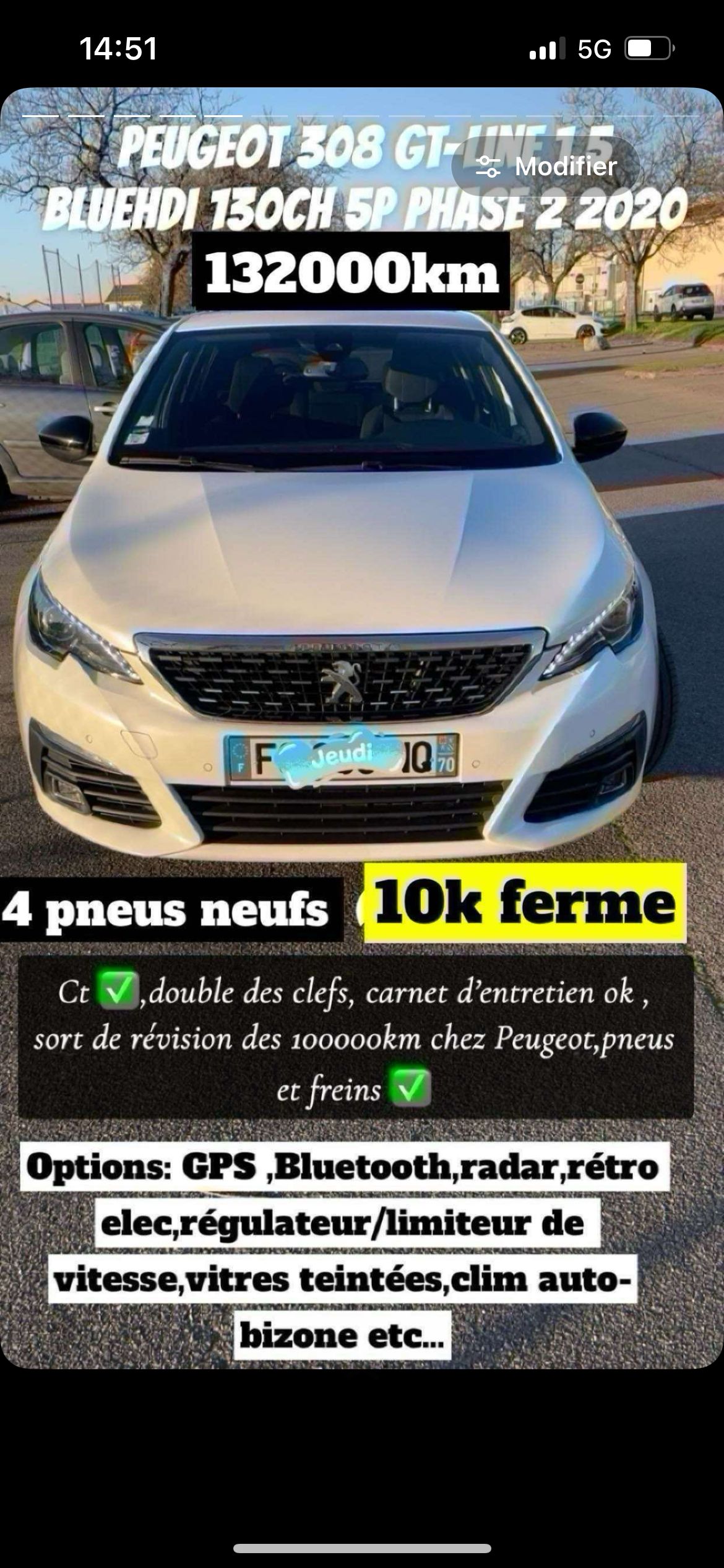 Peugeot 308 GT-Line1,5Bhdi 130chph2