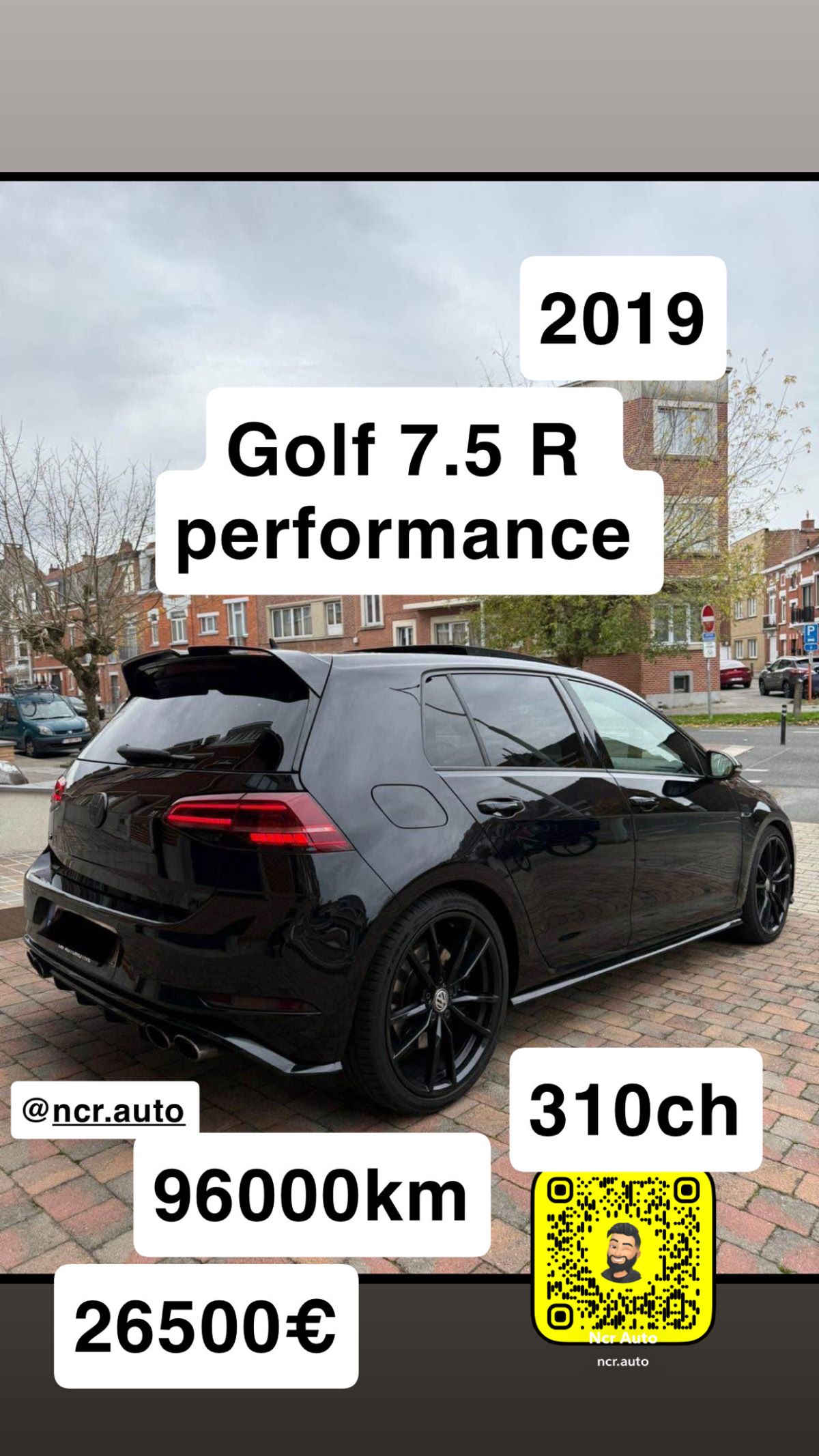 golf 7.5 R performance