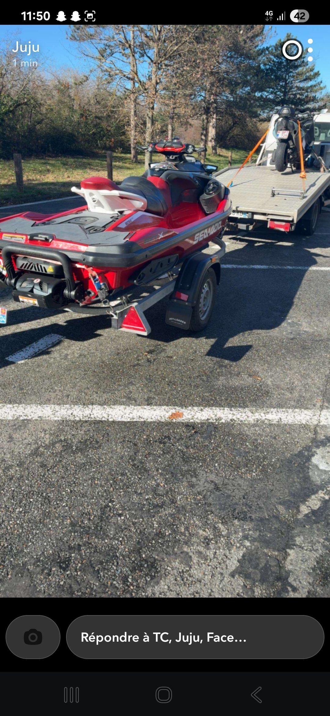 rxt xrs 325cv année 2024.  105h 16k