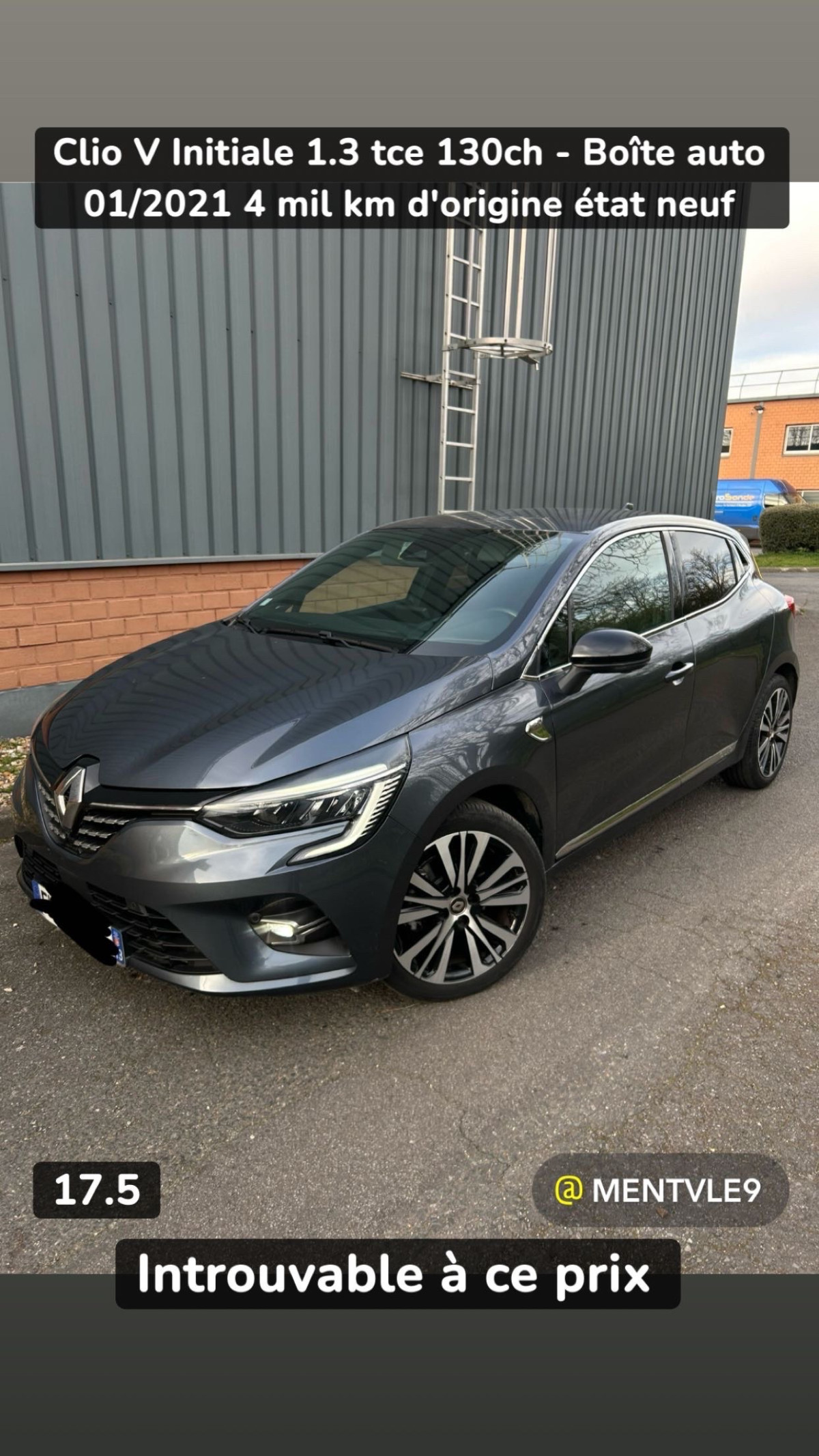 Clio 5 Initiale 1.3 tce 130ch km faible