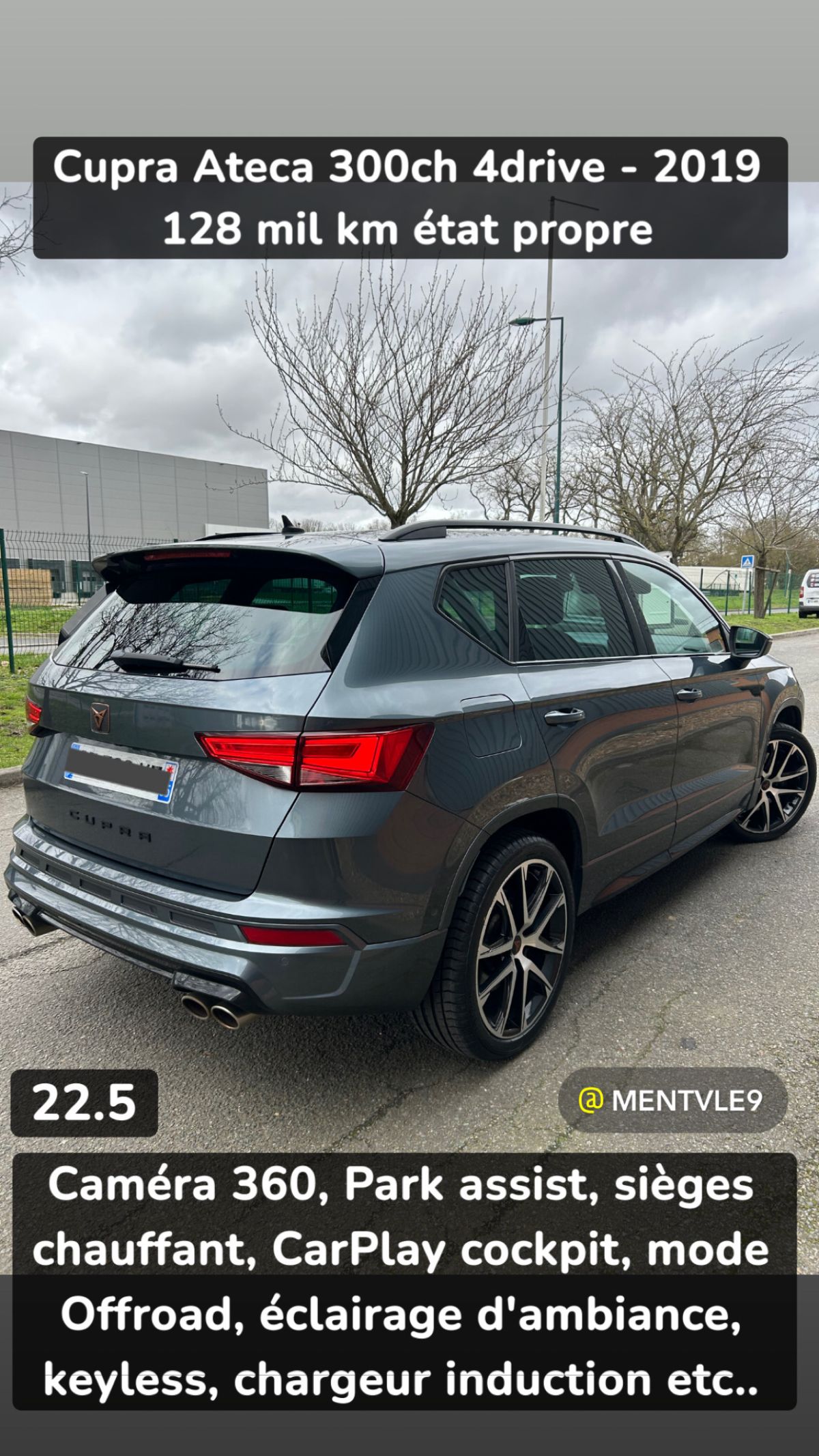 Cupra Ateca 300ch 4drive