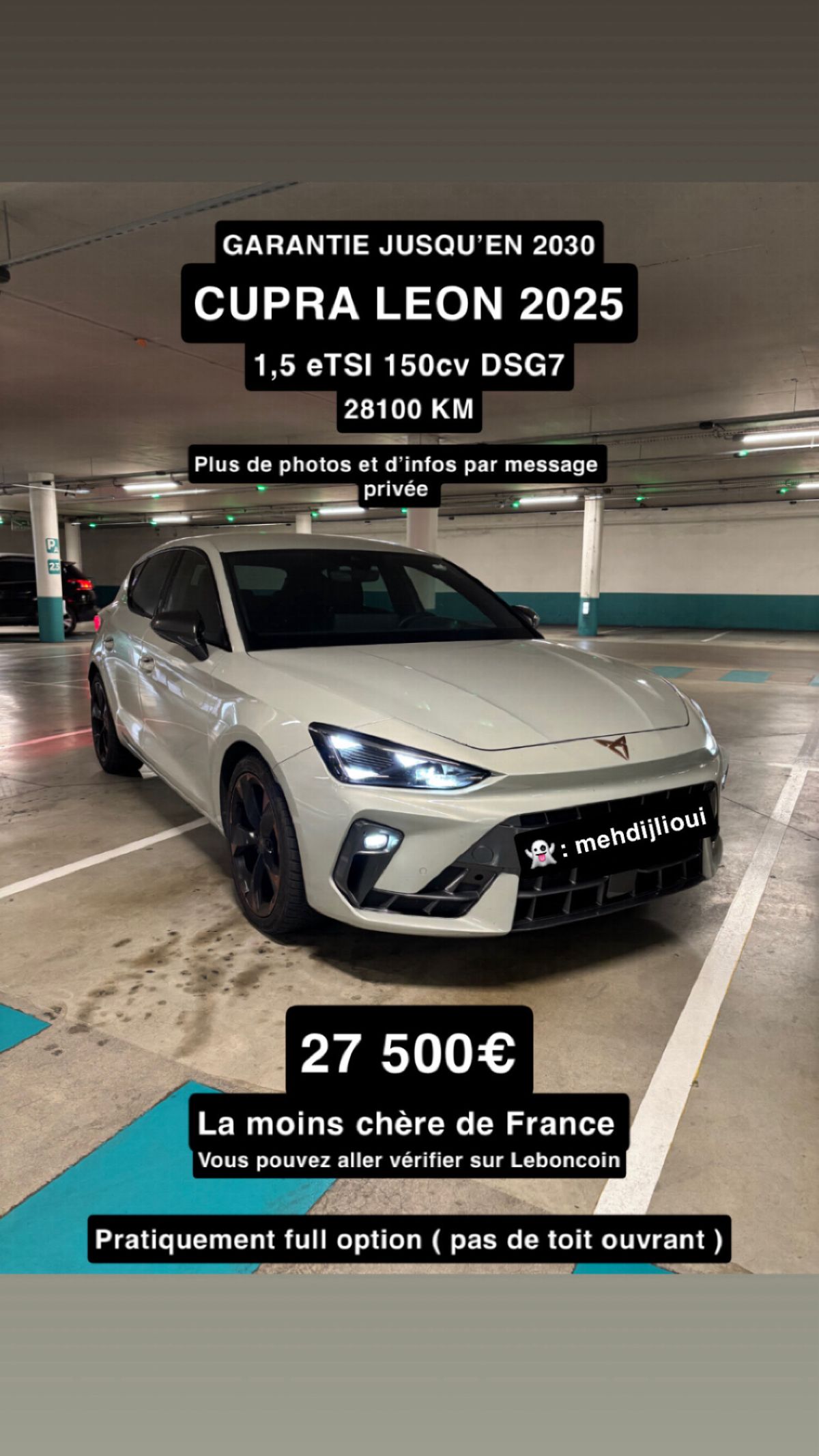 GARANTIE 2030 CUPRA LEON 2025