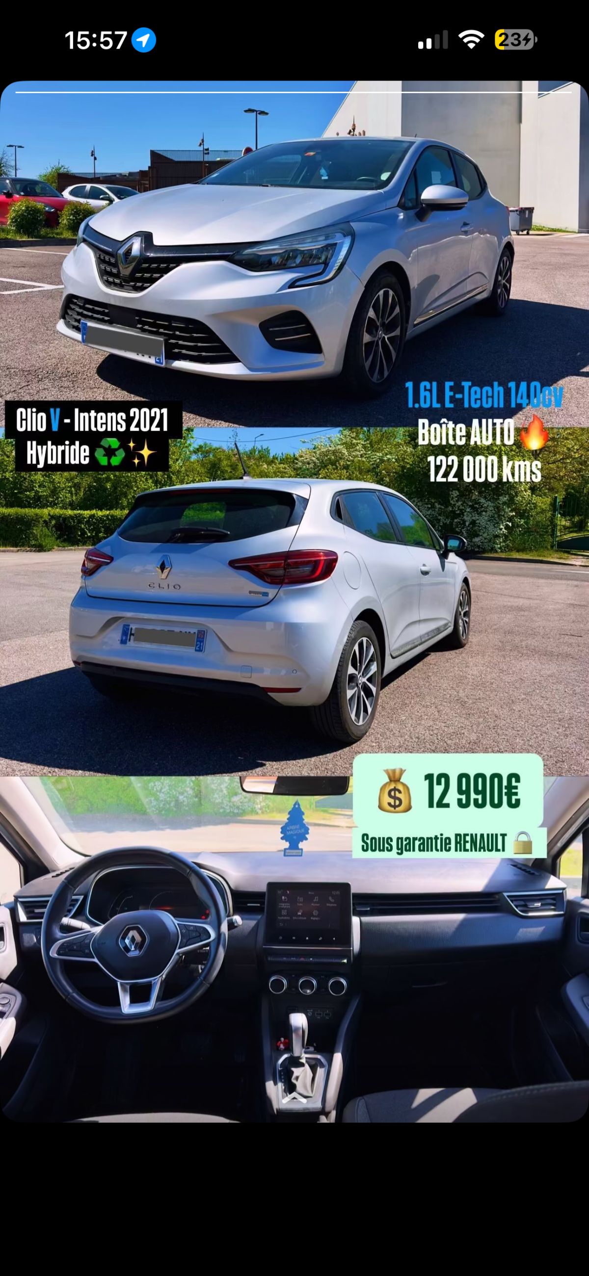 clio V intense hybride