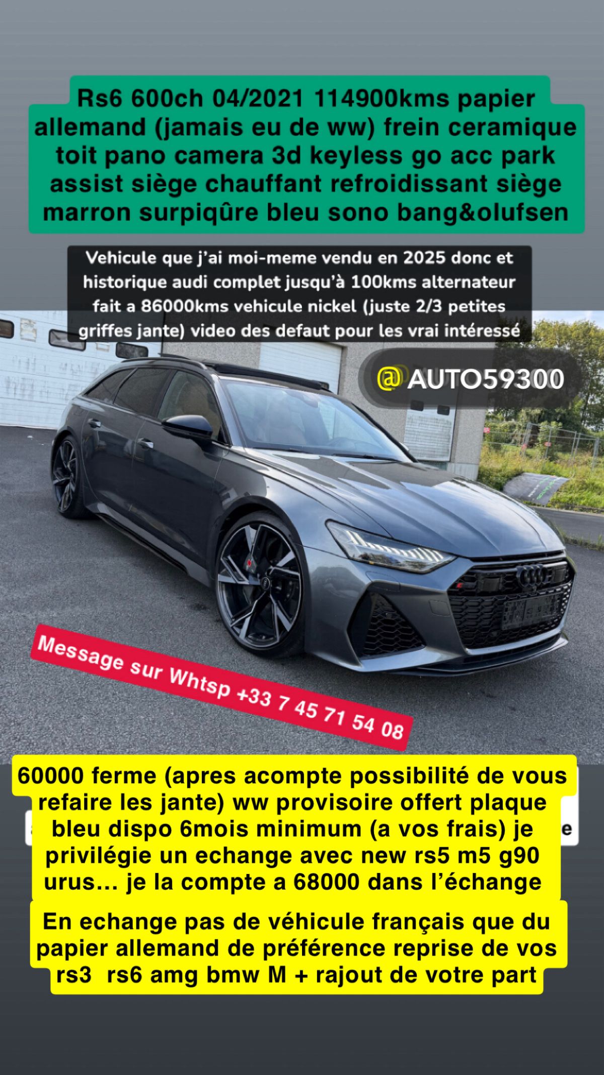 audi rs6 2021 full option