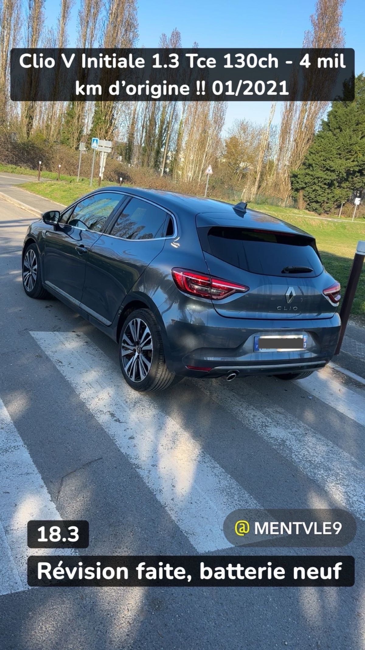 Clio V Initiale 4 mil km d’origine
