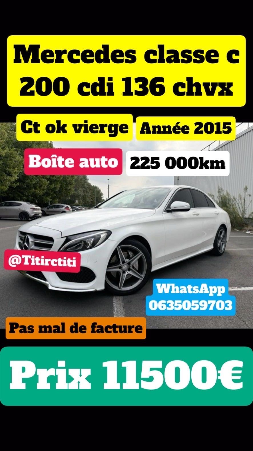 Mercedes classe c 200 ct ok