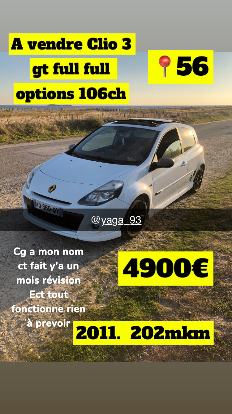 Clio 3 gt full