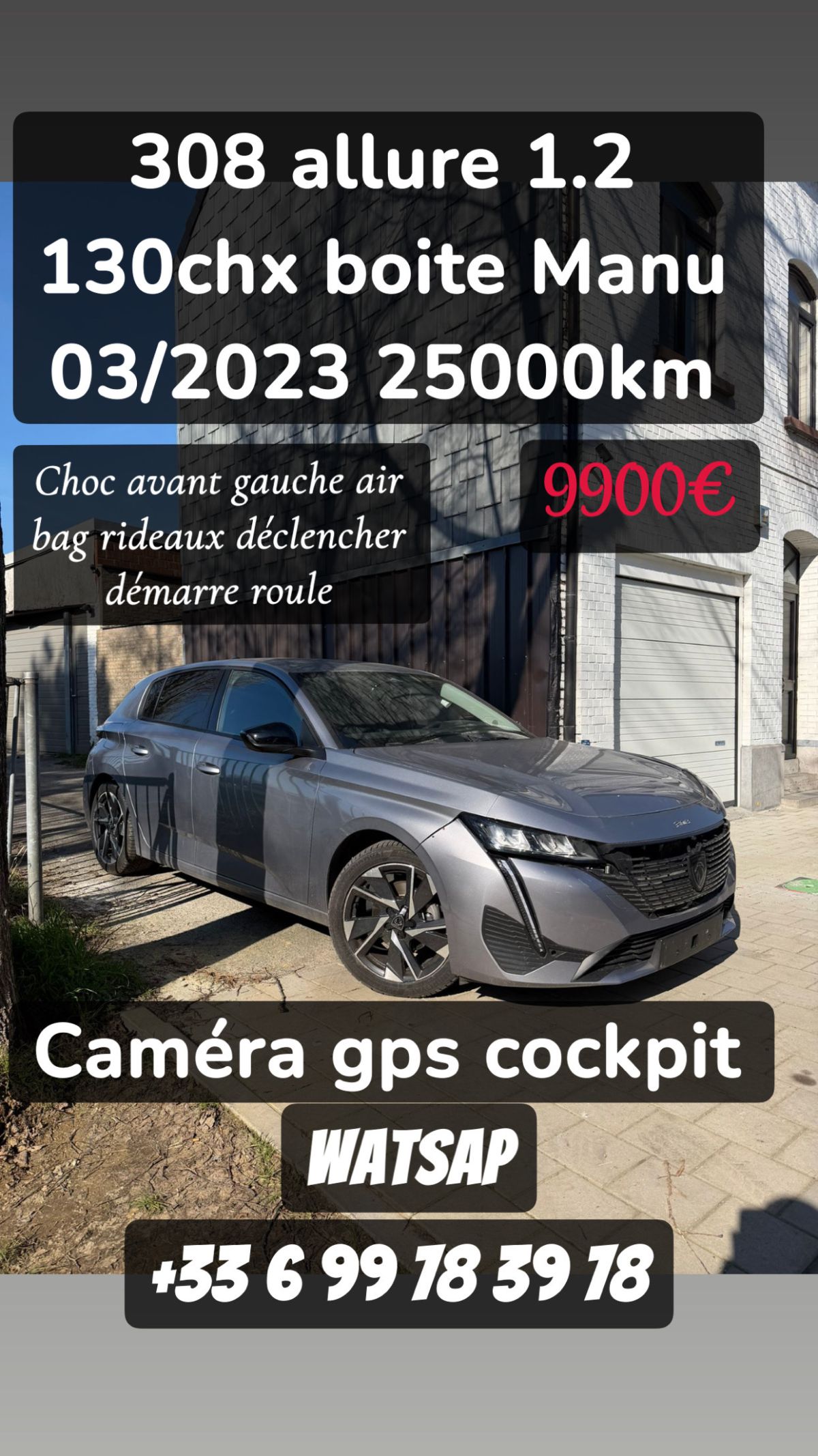 Peugeot 308 allure 1.2 essence