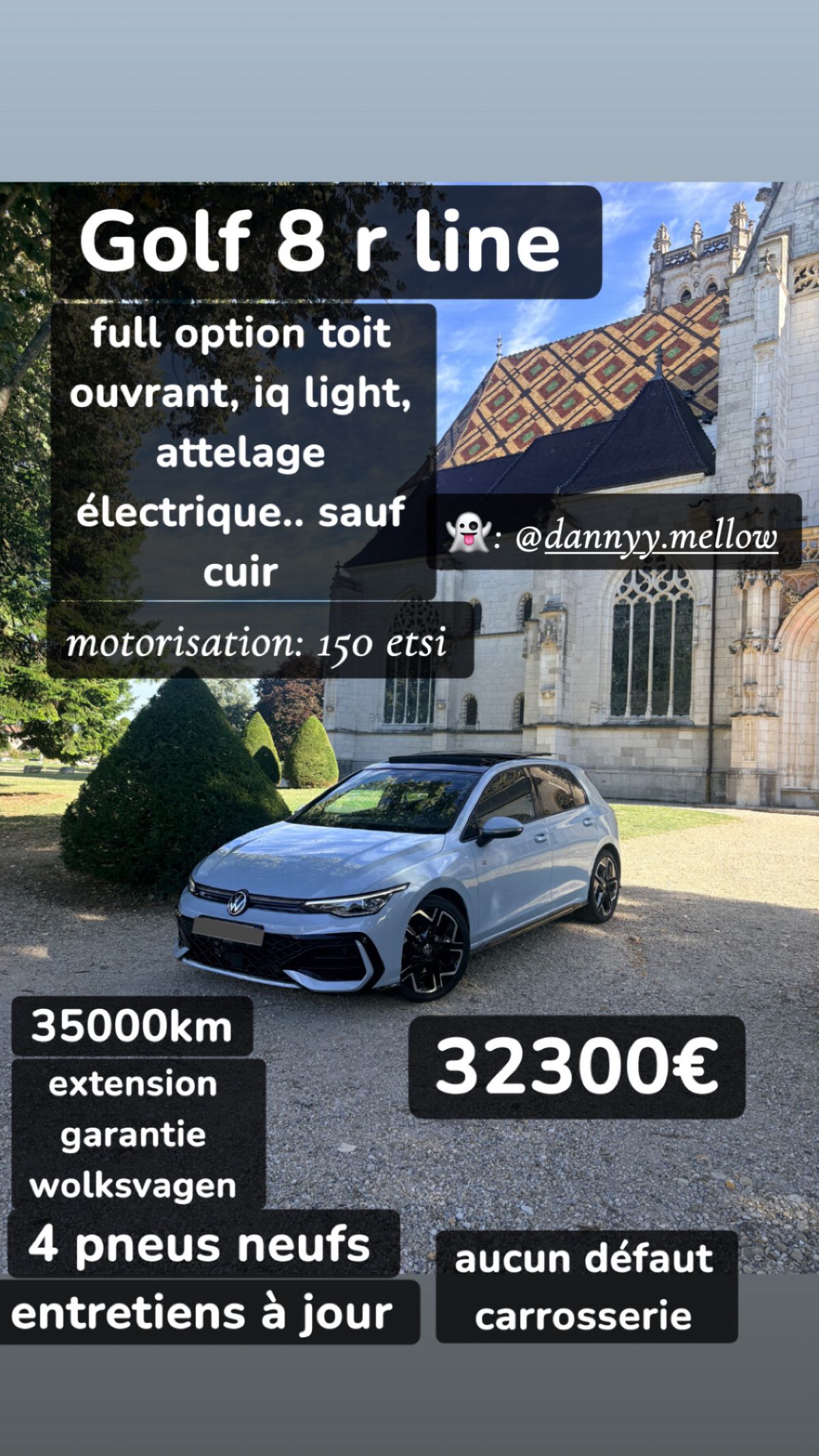 Wolksvagen golf 8.5 R line
