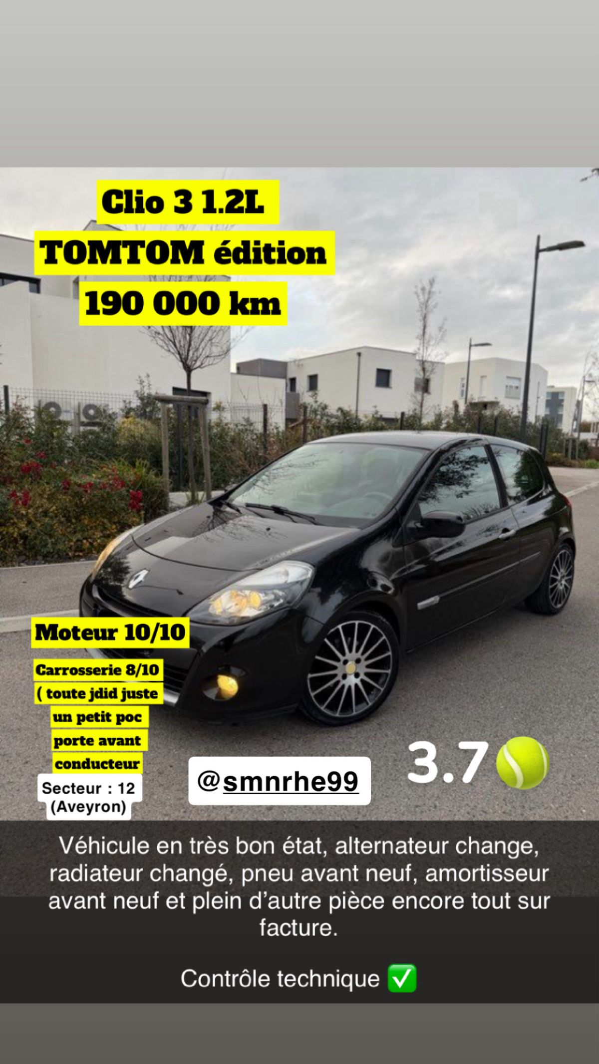 Clio 3 1.2L tomtom édition