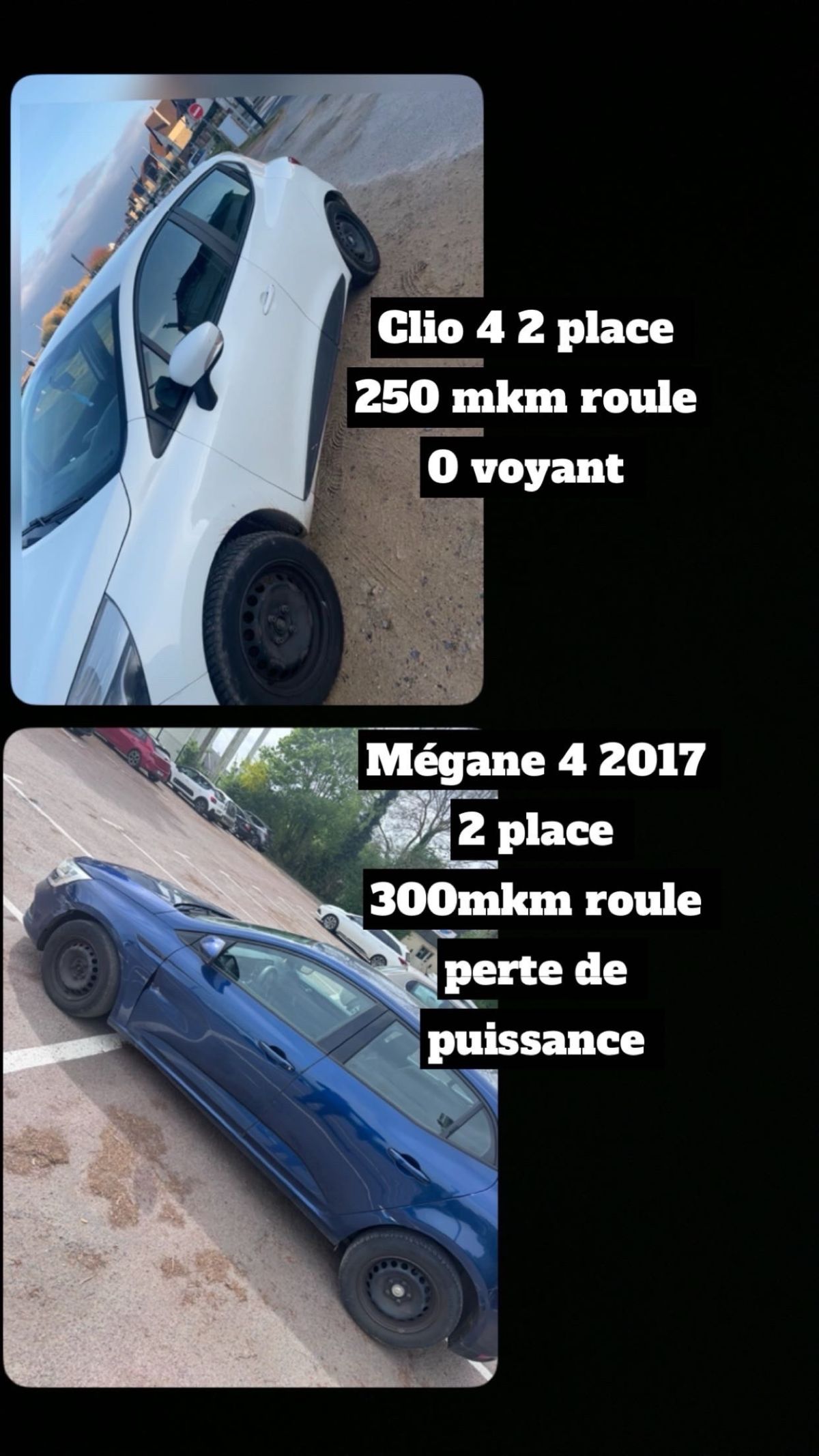 lot Mégane + clio