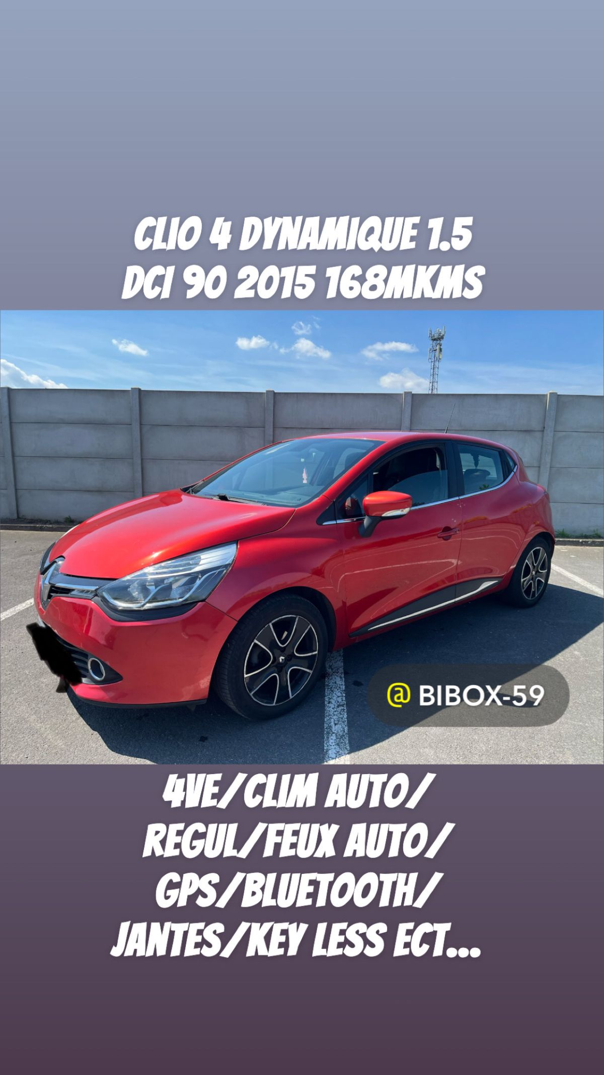 Renault clio 4 1.5 DCI 90 2015