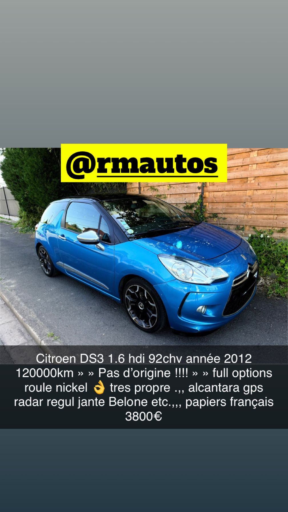 Citroen ds3 1.6 hdi si chic full 2012
