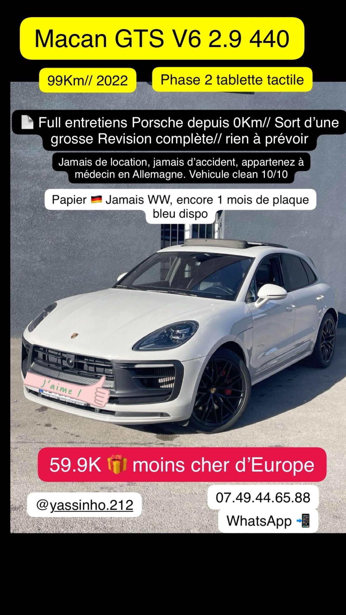 Porsche Macan GTS 2.9 V6 440