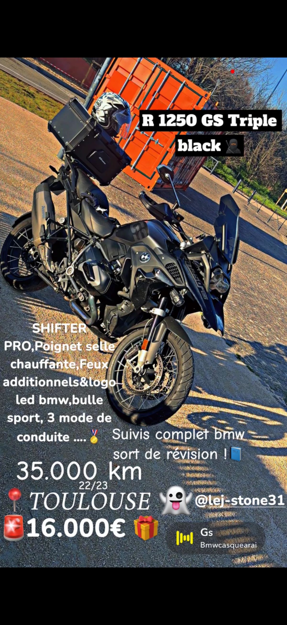 R 1250GS Triple black