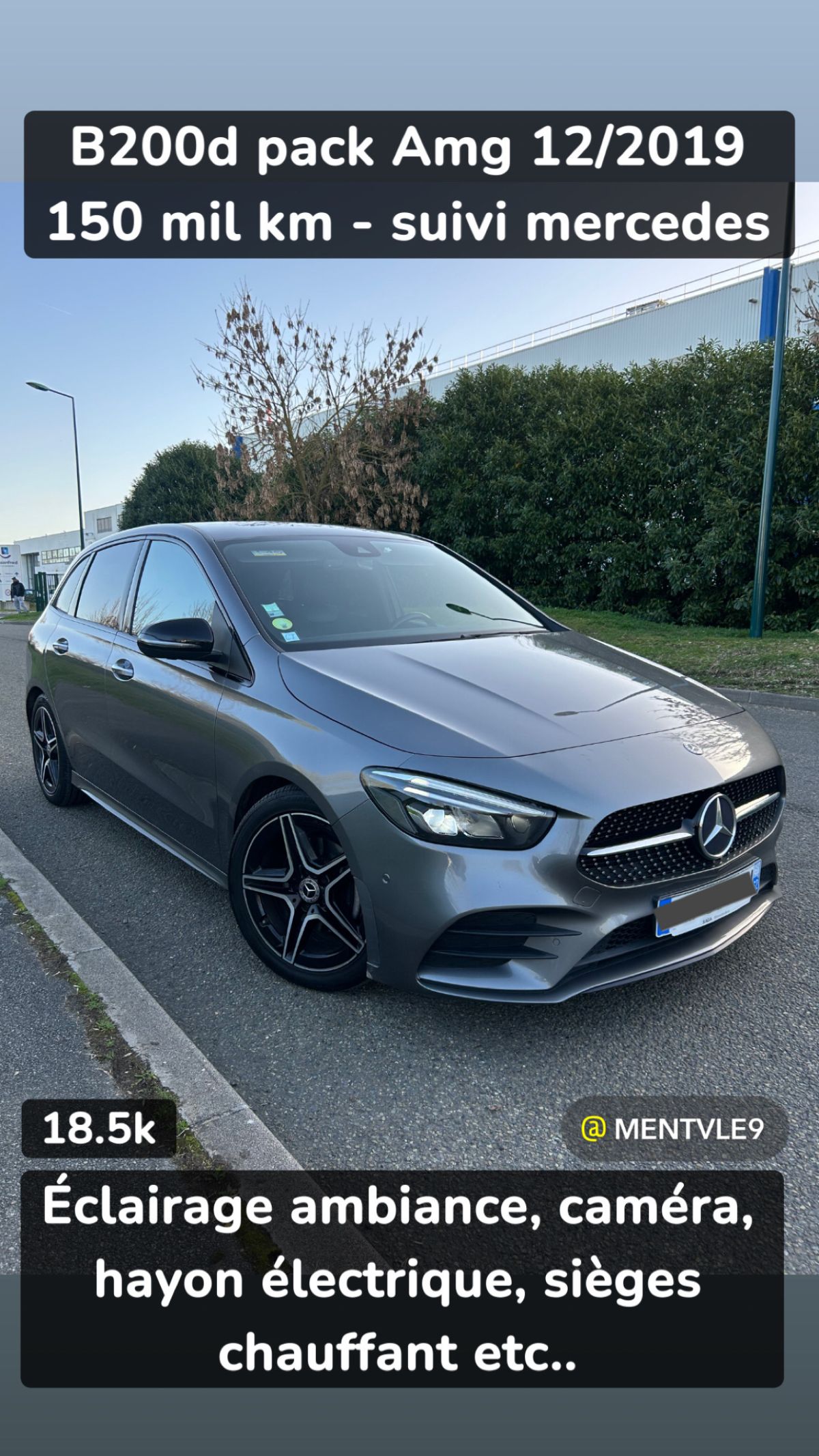 B200 d pack amg 150ch 8G-Tronic