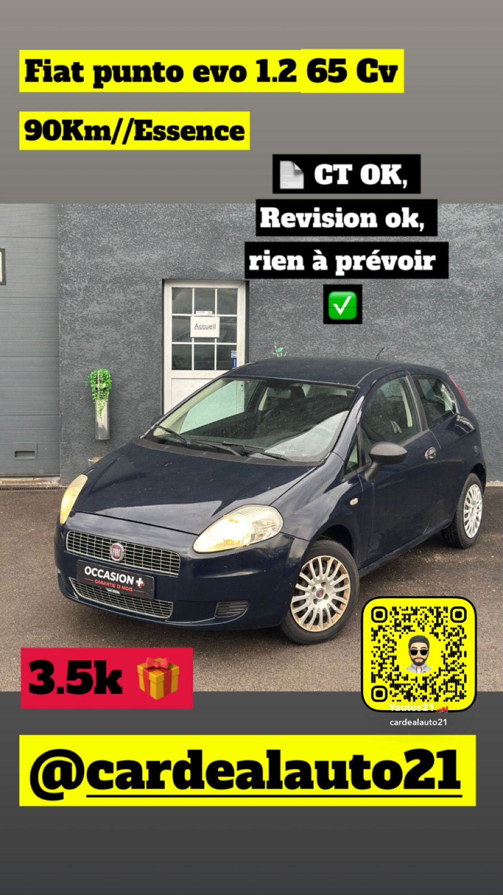 FIAT PUNTO EVO 1.2 65Cv