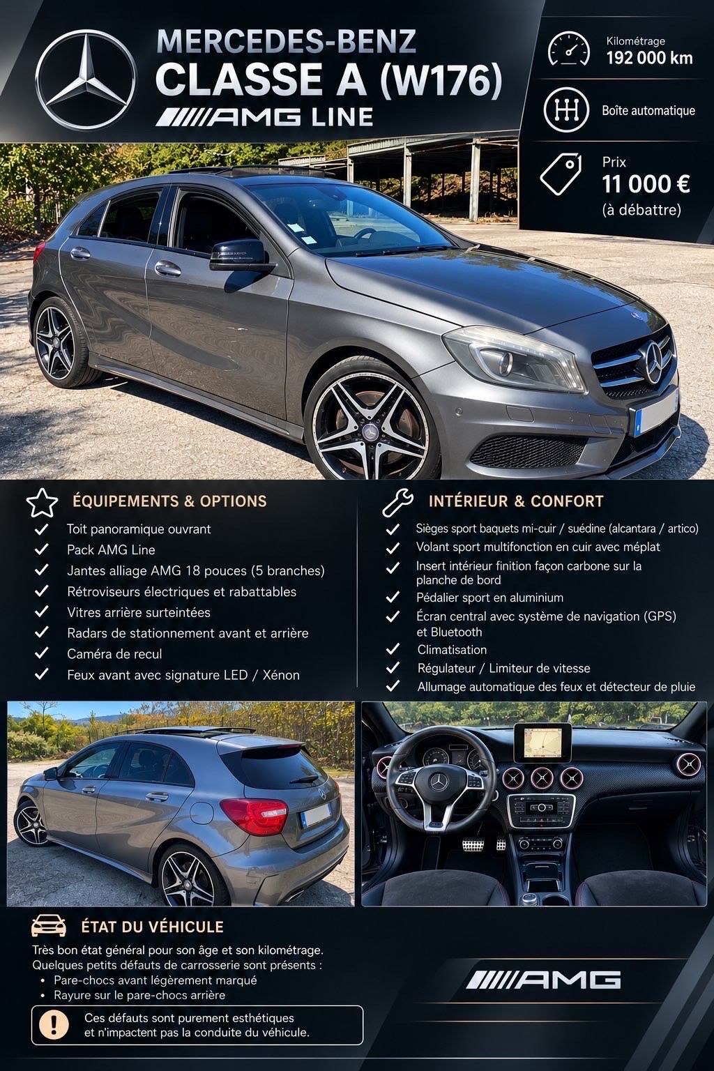 Photo de classe a180d AMG Line