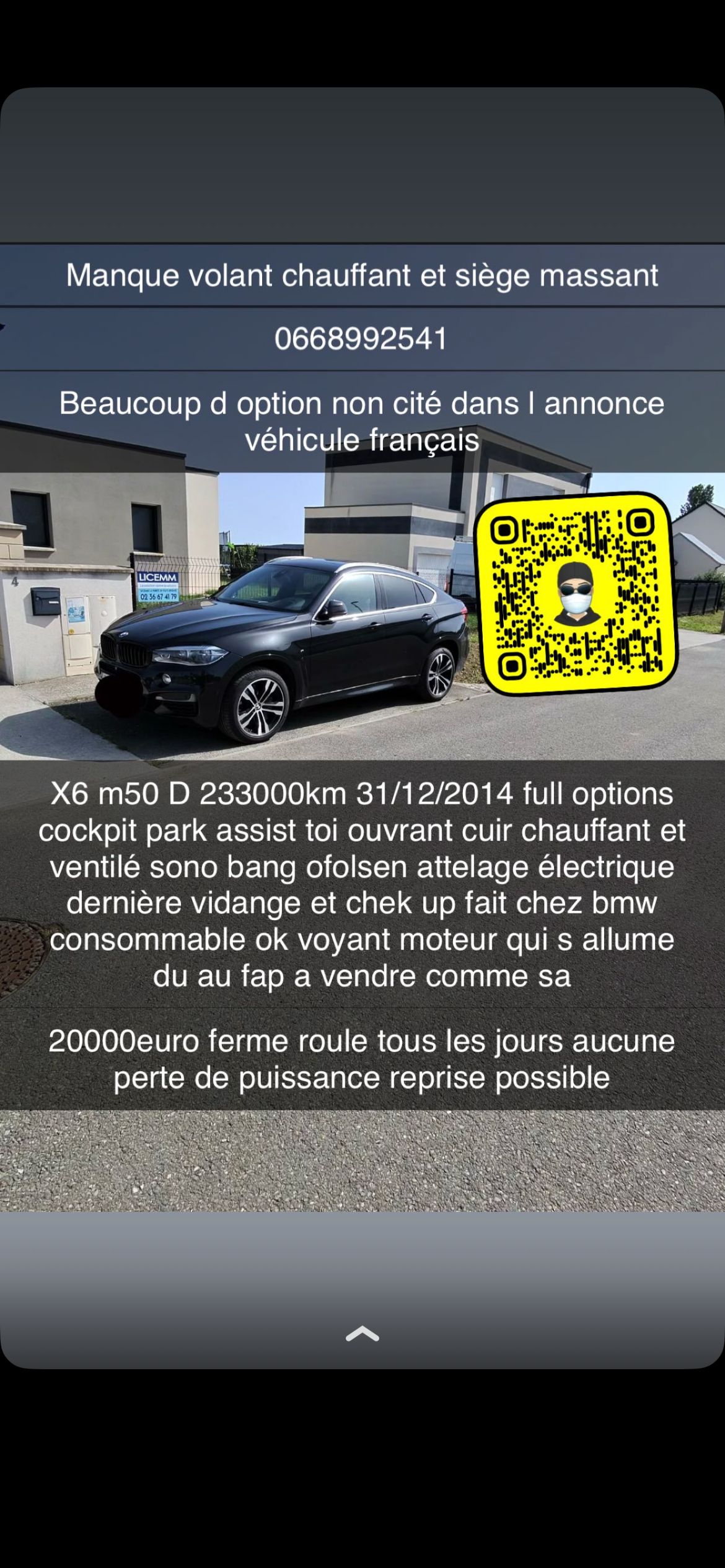 Photo de bmw x6 m50d