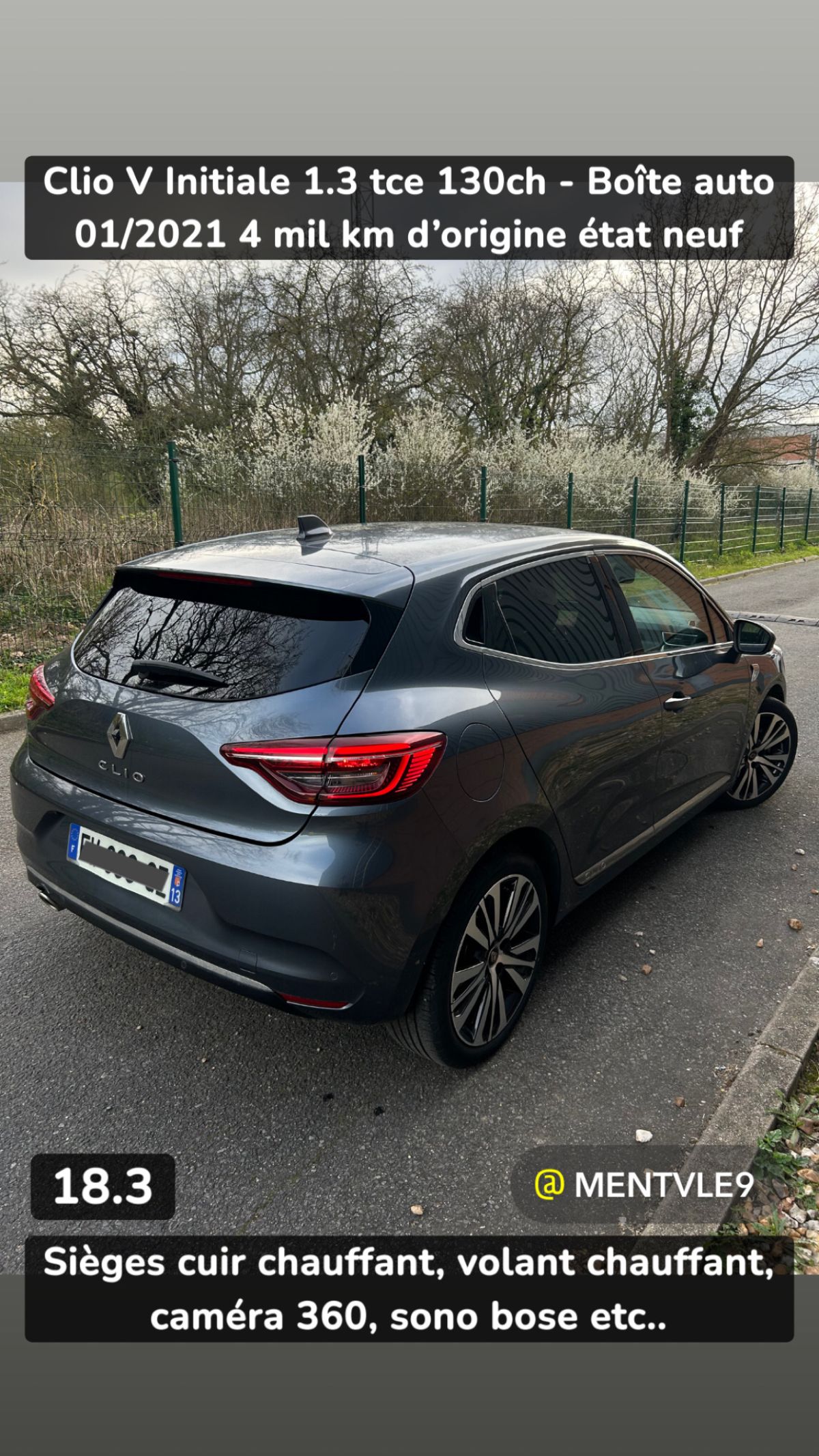 Clio 5 Initiale 1.3 tce 130ch km faible