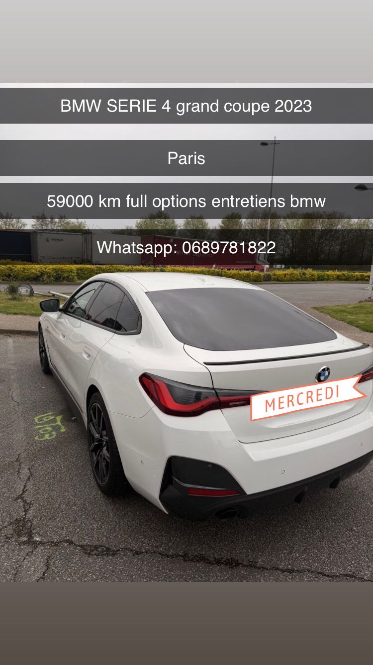 BMW SERIE 4 grand coupe 2023