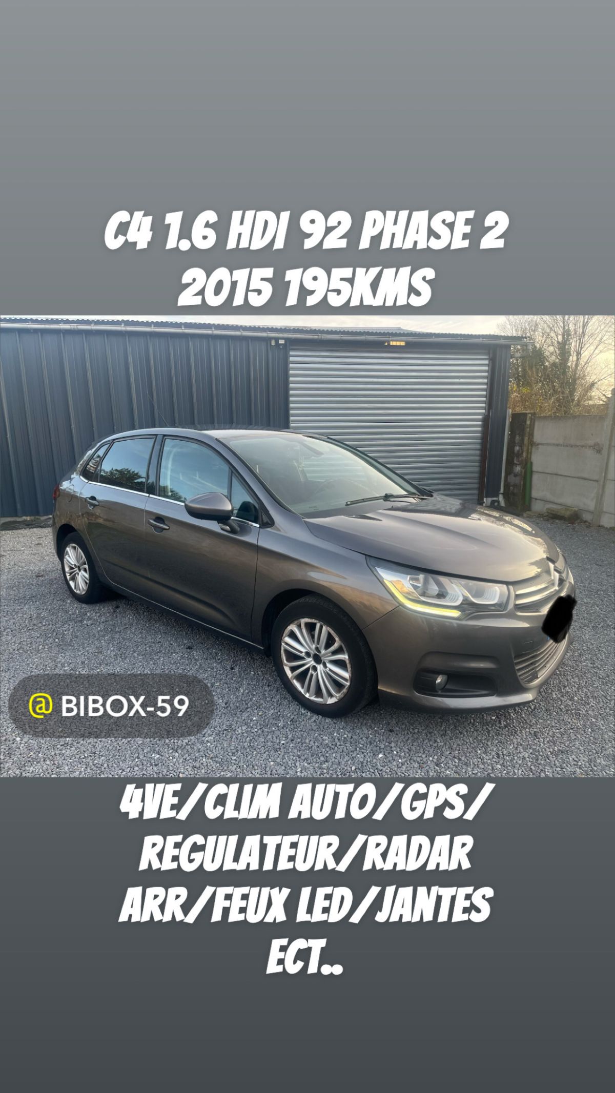 Citroën c4 1.6 HDI 92 2015