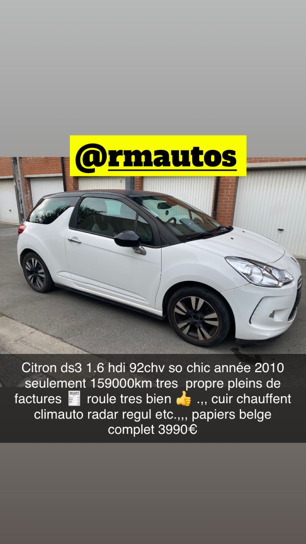 Citroen ds3 1:6 hdi 92 so chic 159000km