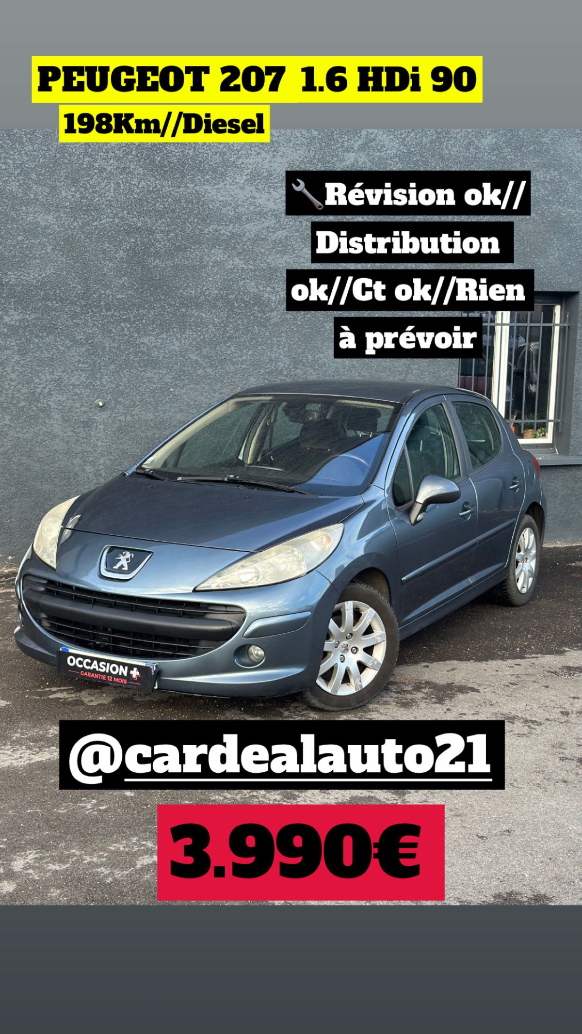 Peugeot 207 1.6 HDi 90 Exécutive pack