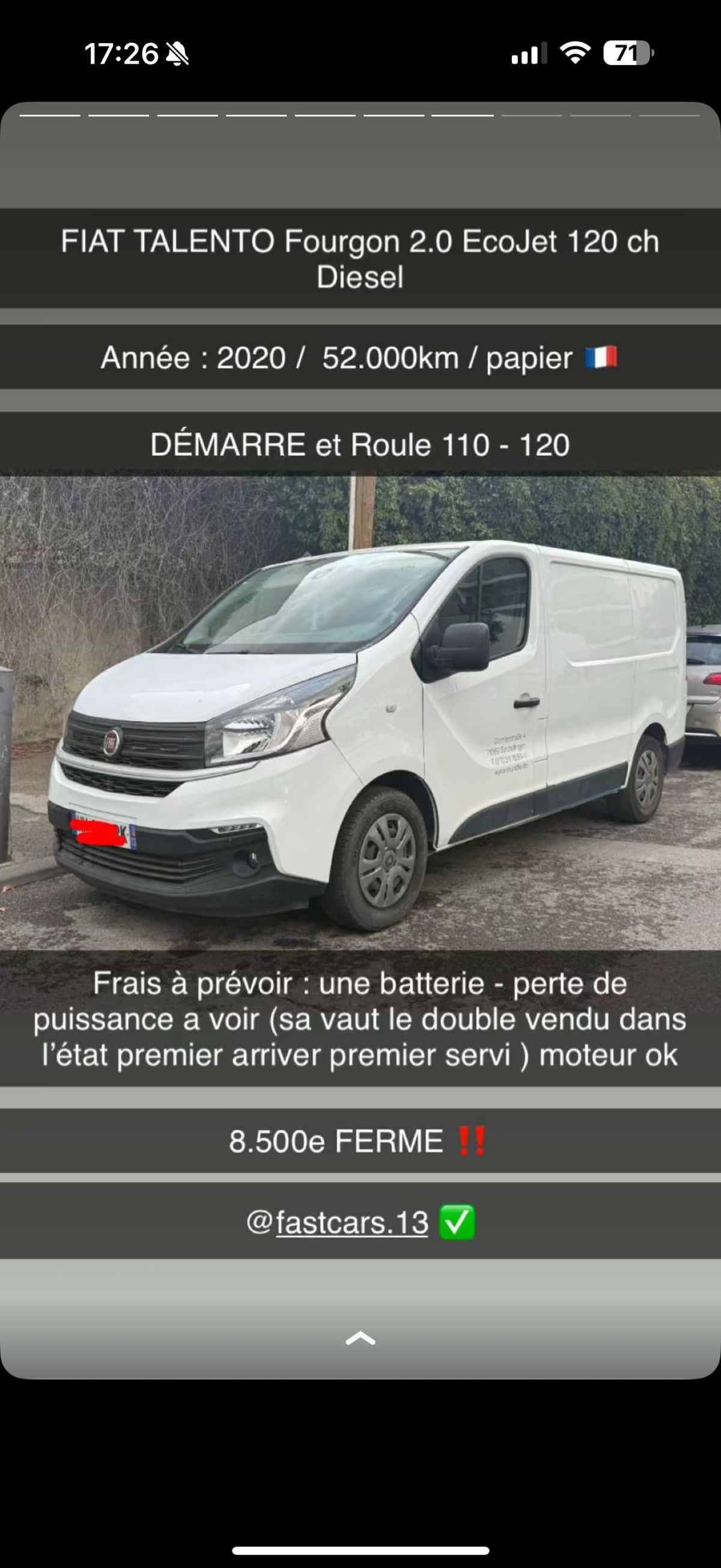 FIAT TALENTO Fourgon 2.0 EcoJet 120 chDiesel