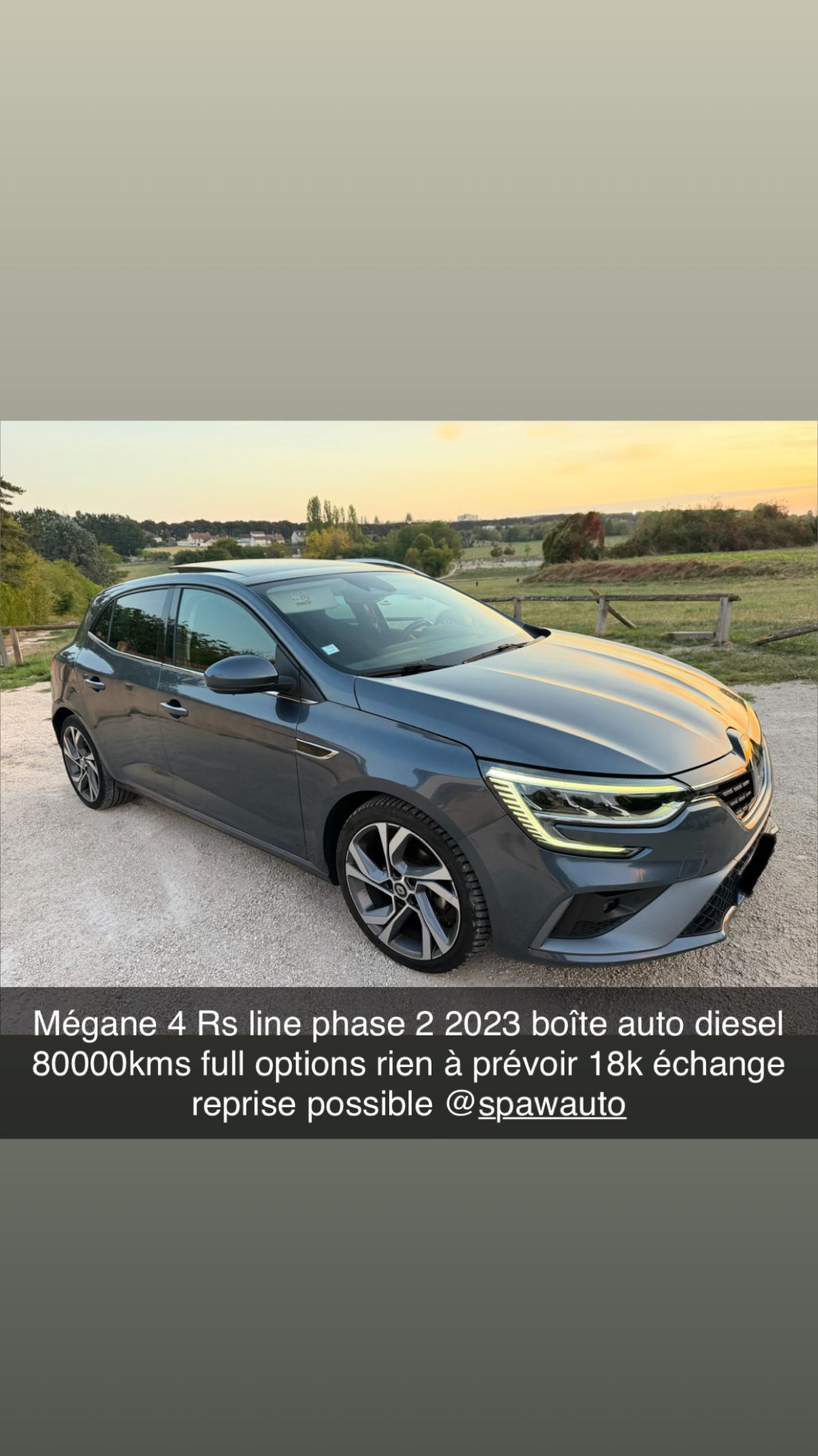 Photo de Mégane 4 rs line phase 2 2023 boîte auto diesel