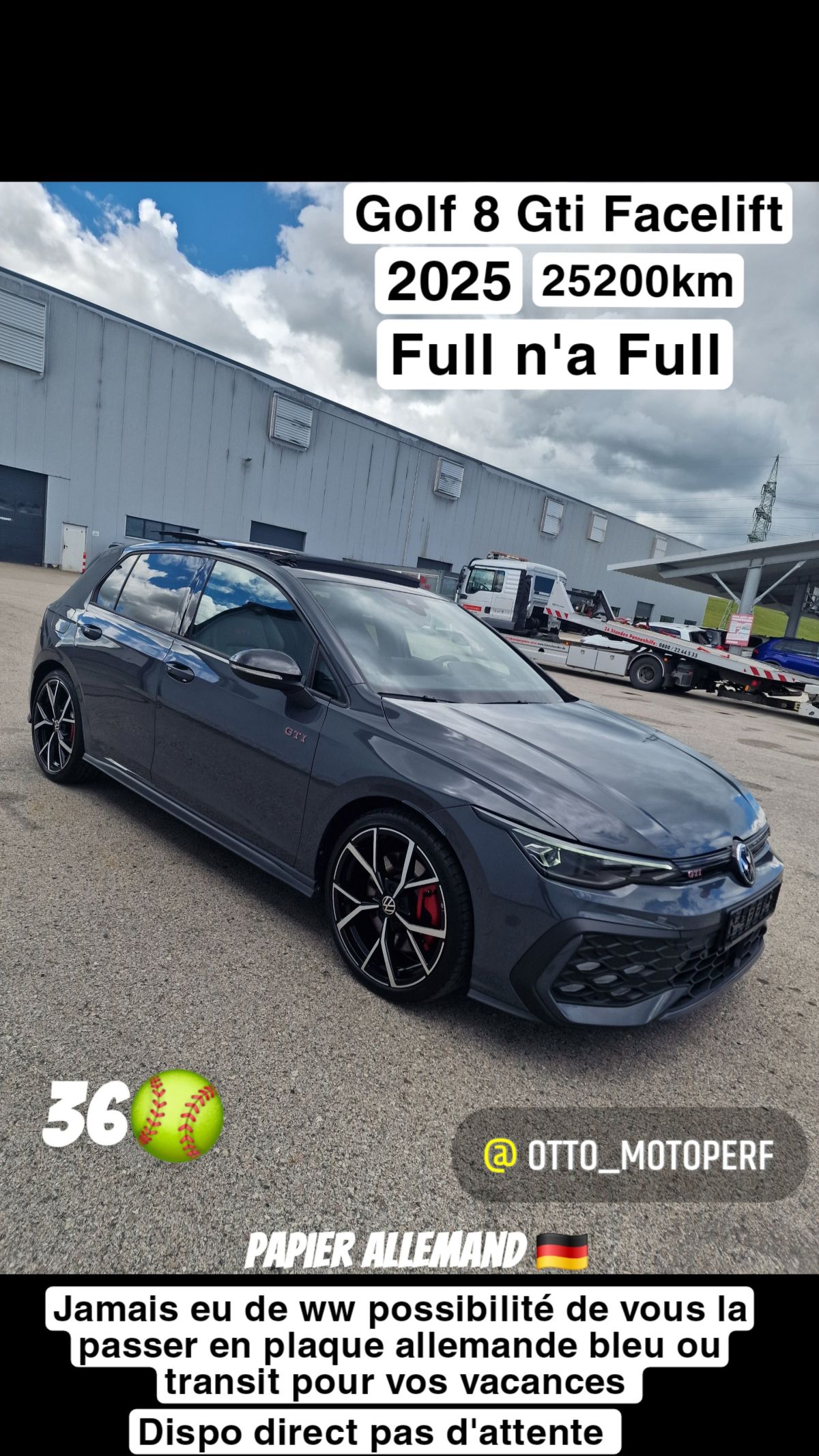 Golf 8 Gti Facelift 265cv Full