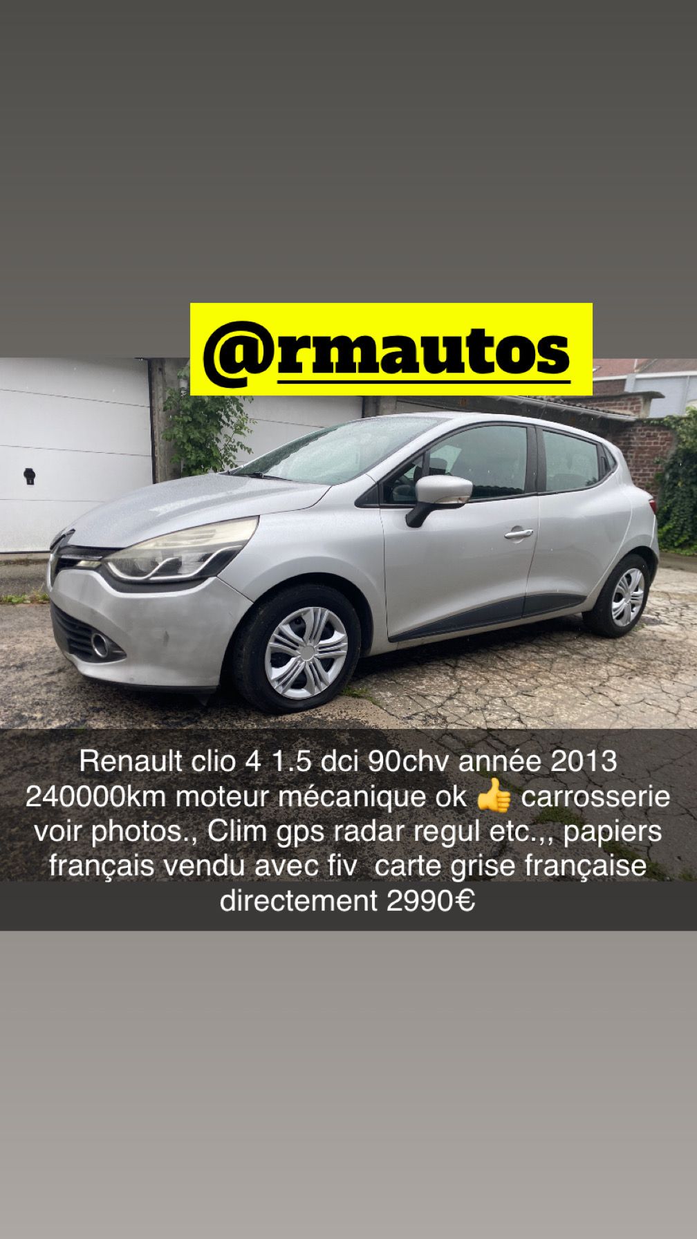 Renault clion4 1.5 dci 90 2013