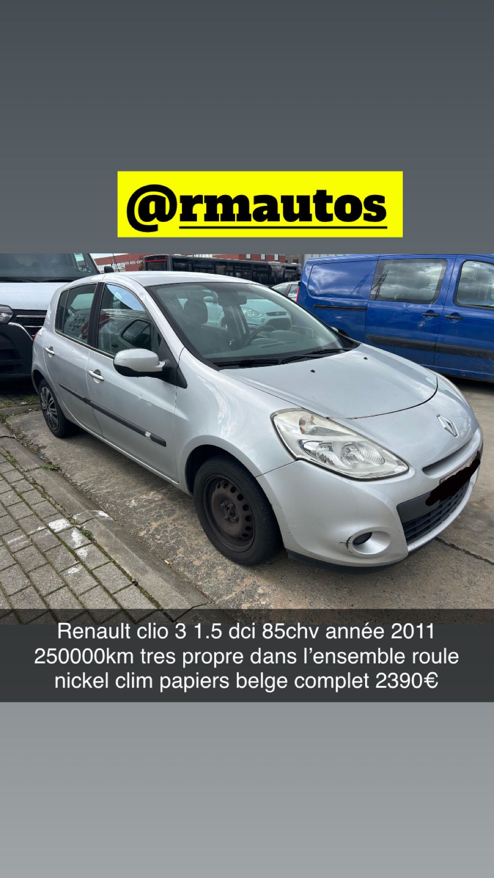 Renault clio 1.5 dci 85chv 2011