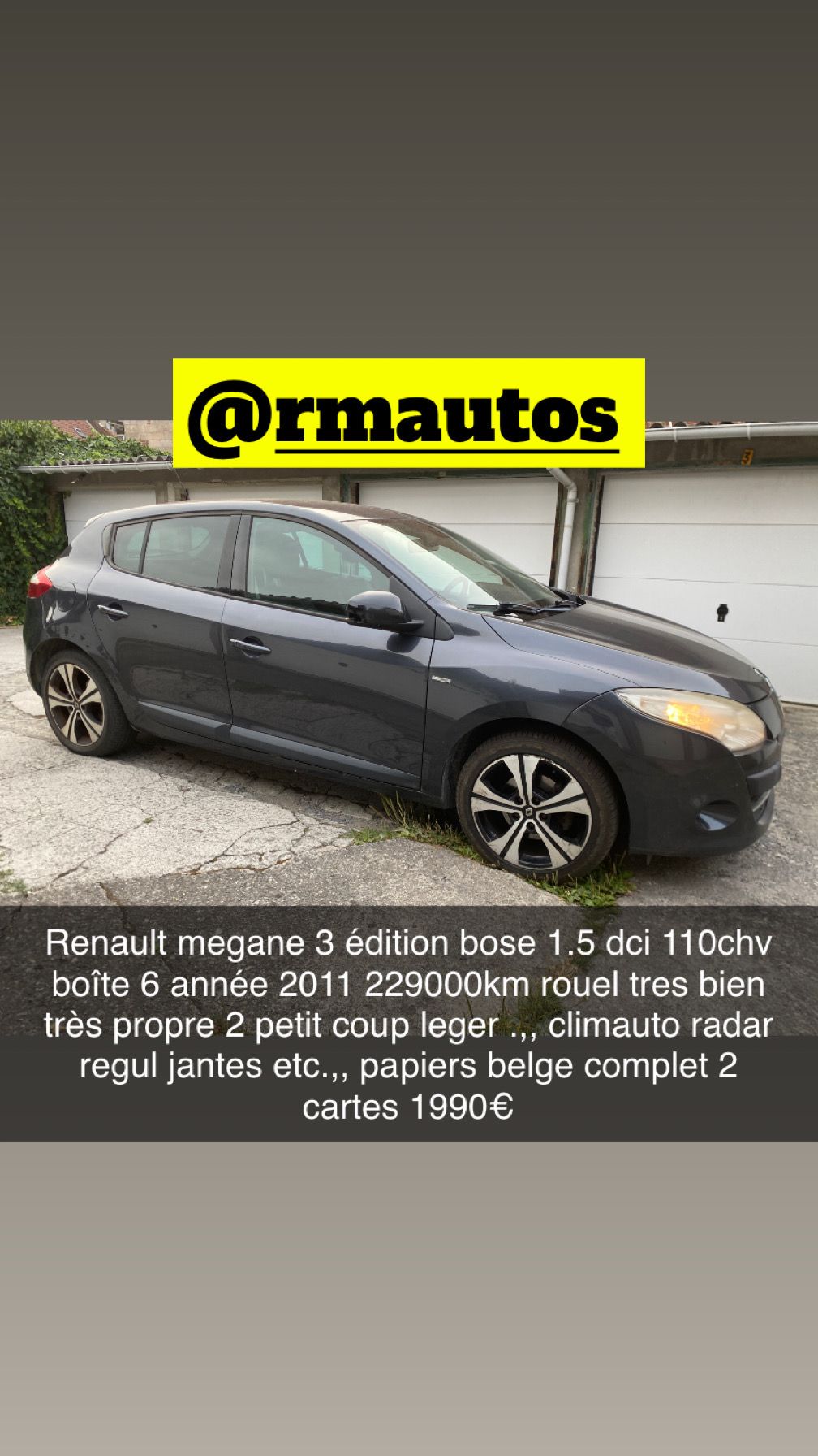 Renault Megane 3 bose 1:5 dci 2011