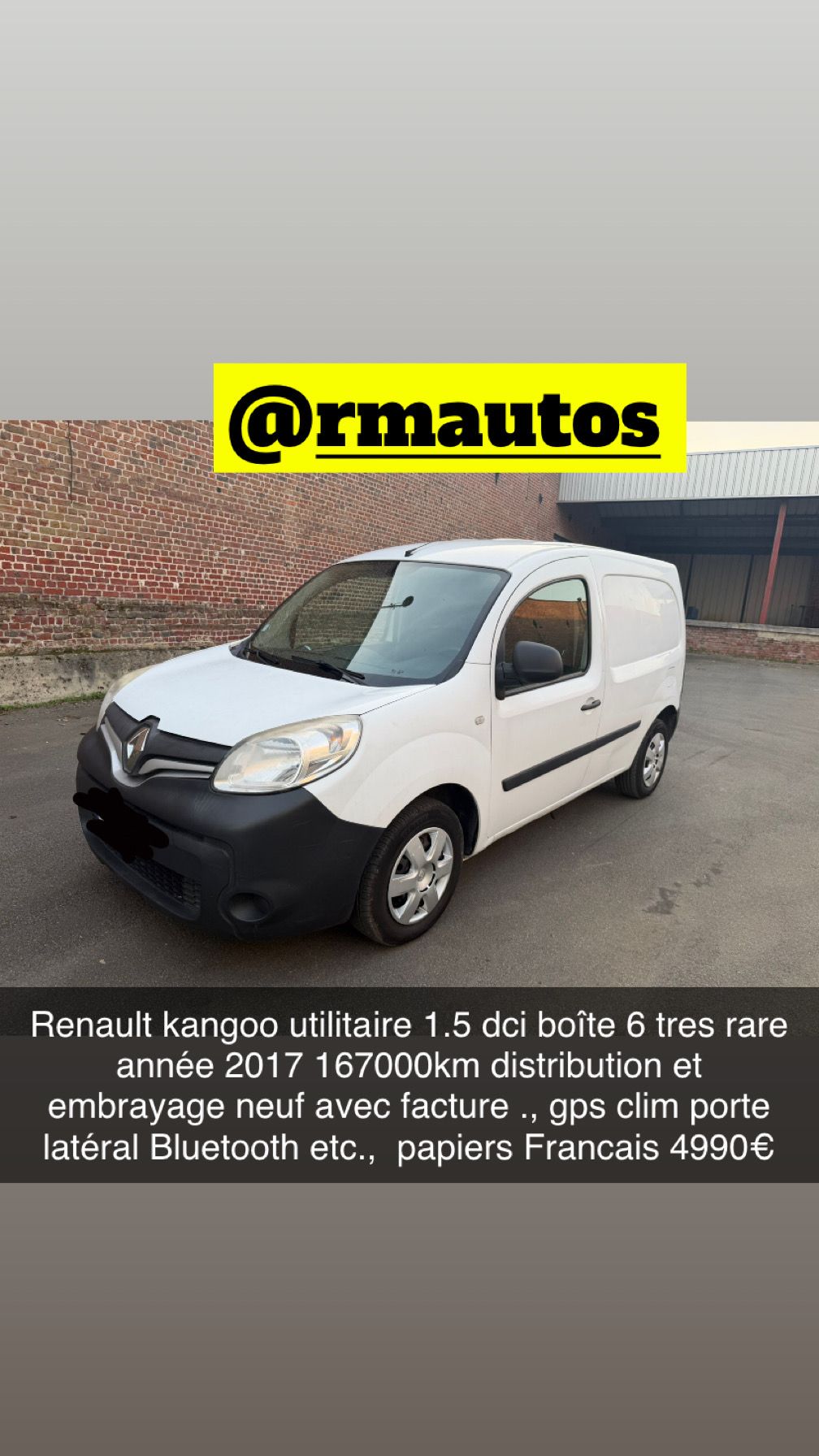 Renault kangoo utilitaire 2017 1.5 dci