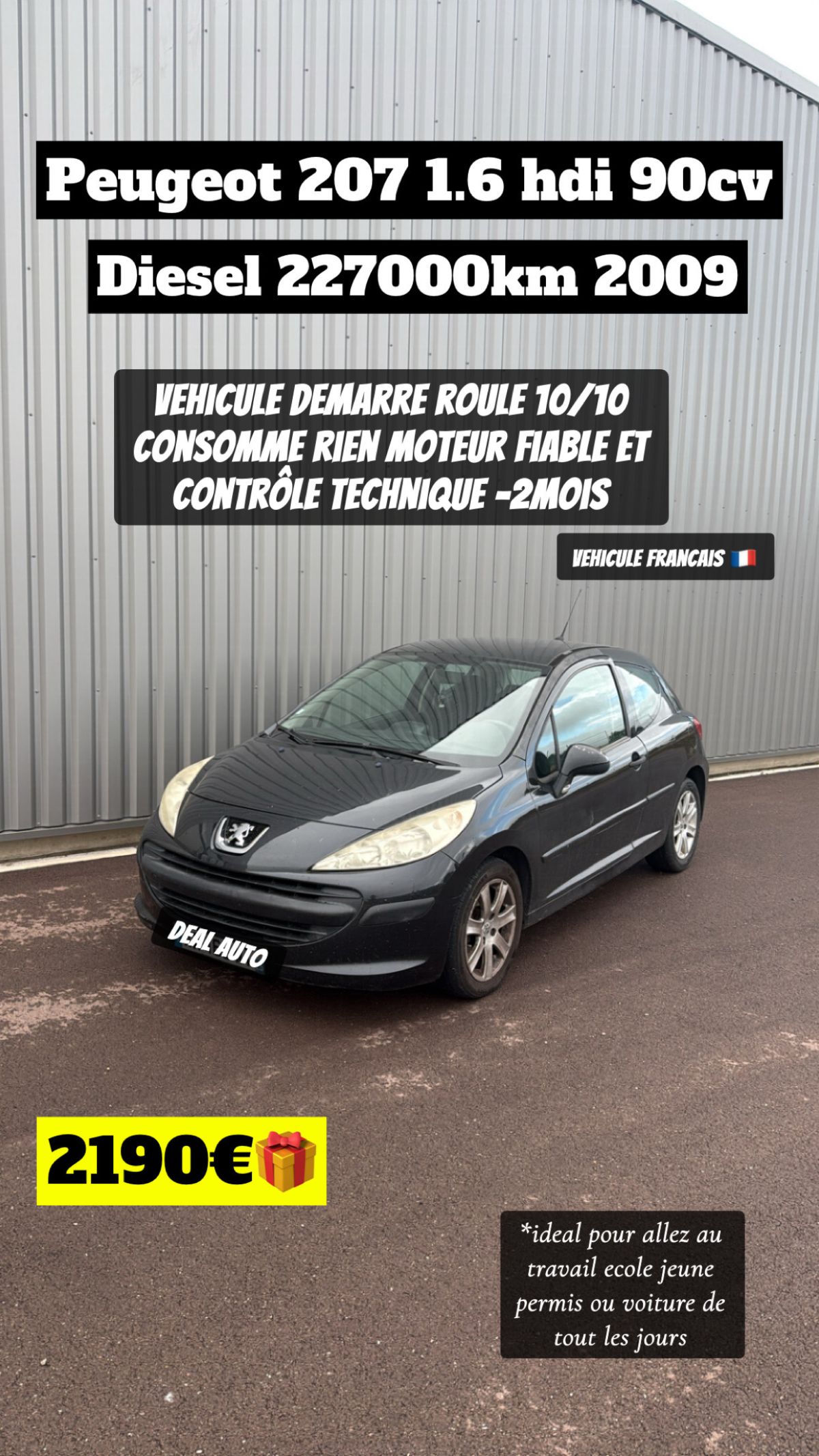 207 1.6 90 227000km