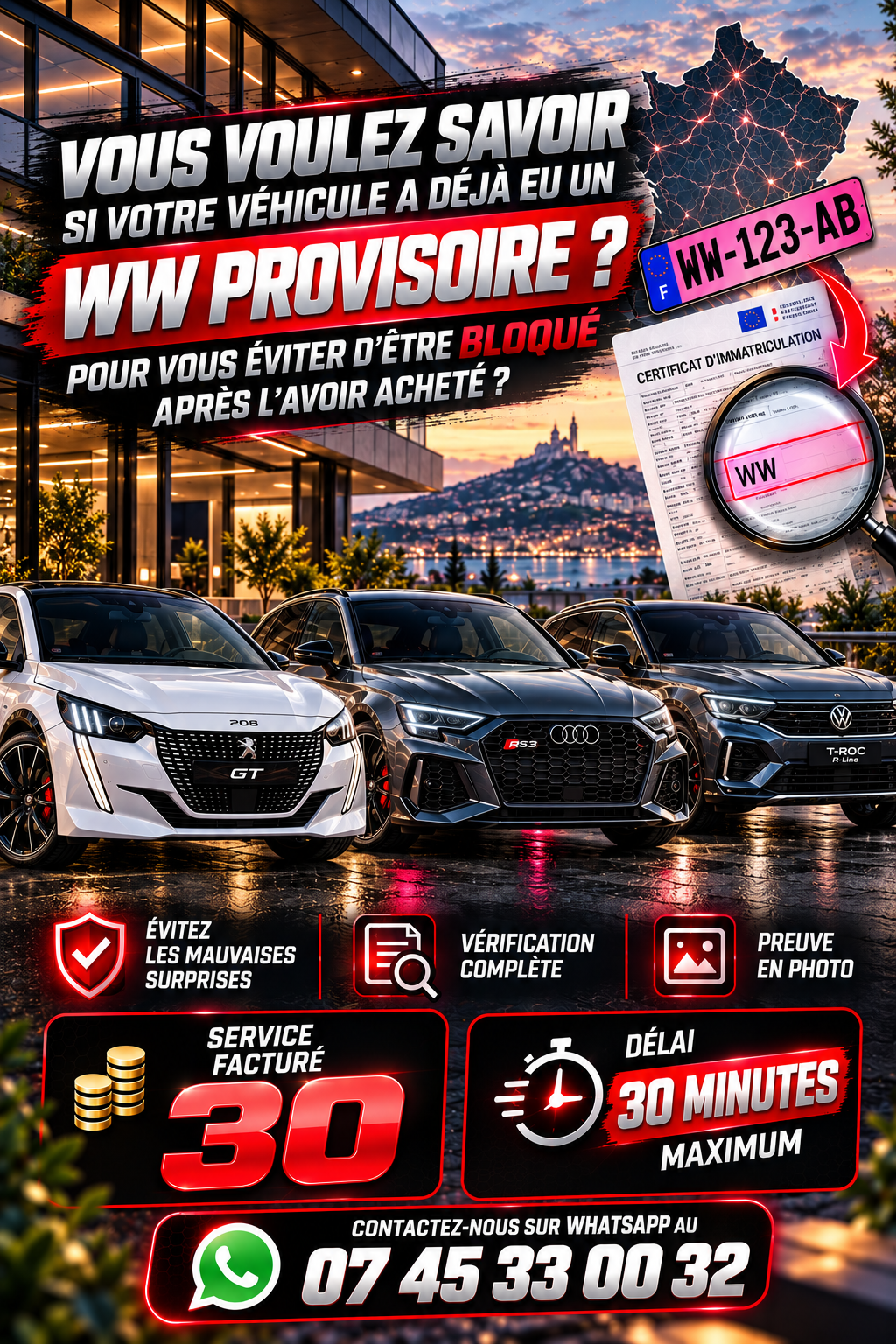 VÉRIFICATION WW PROVISOIRE