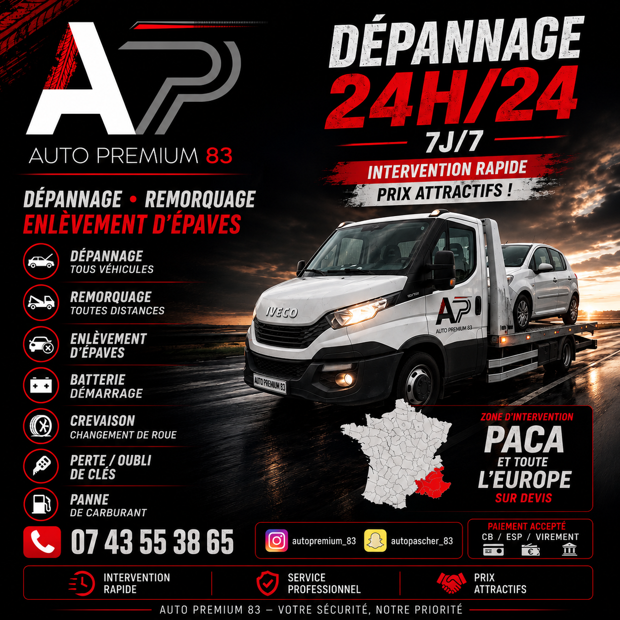 DÉPANNAGE / REMORQUAGE PACA