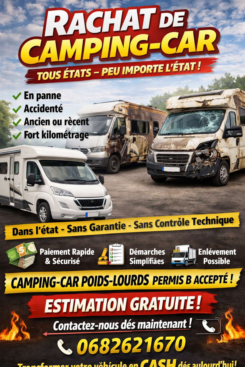 rachat de Camping Car