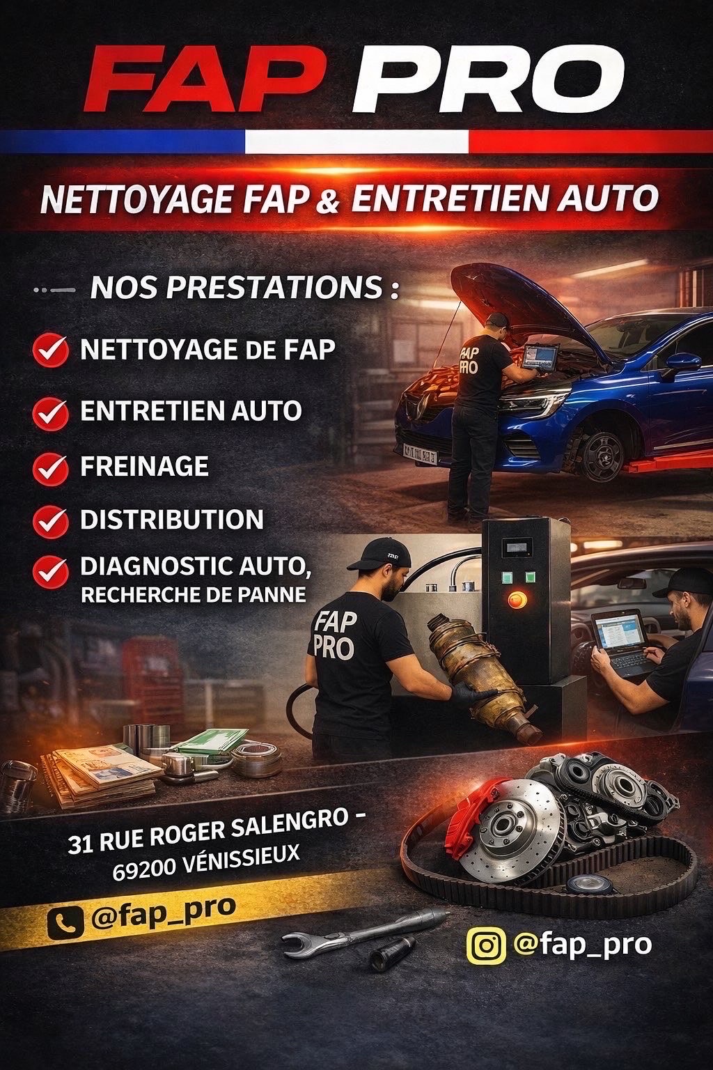 nettoyage Fap haute pression
