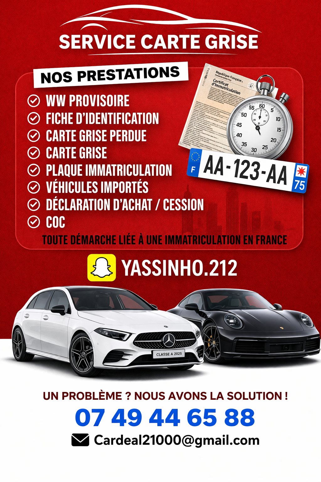 Service  carte grise