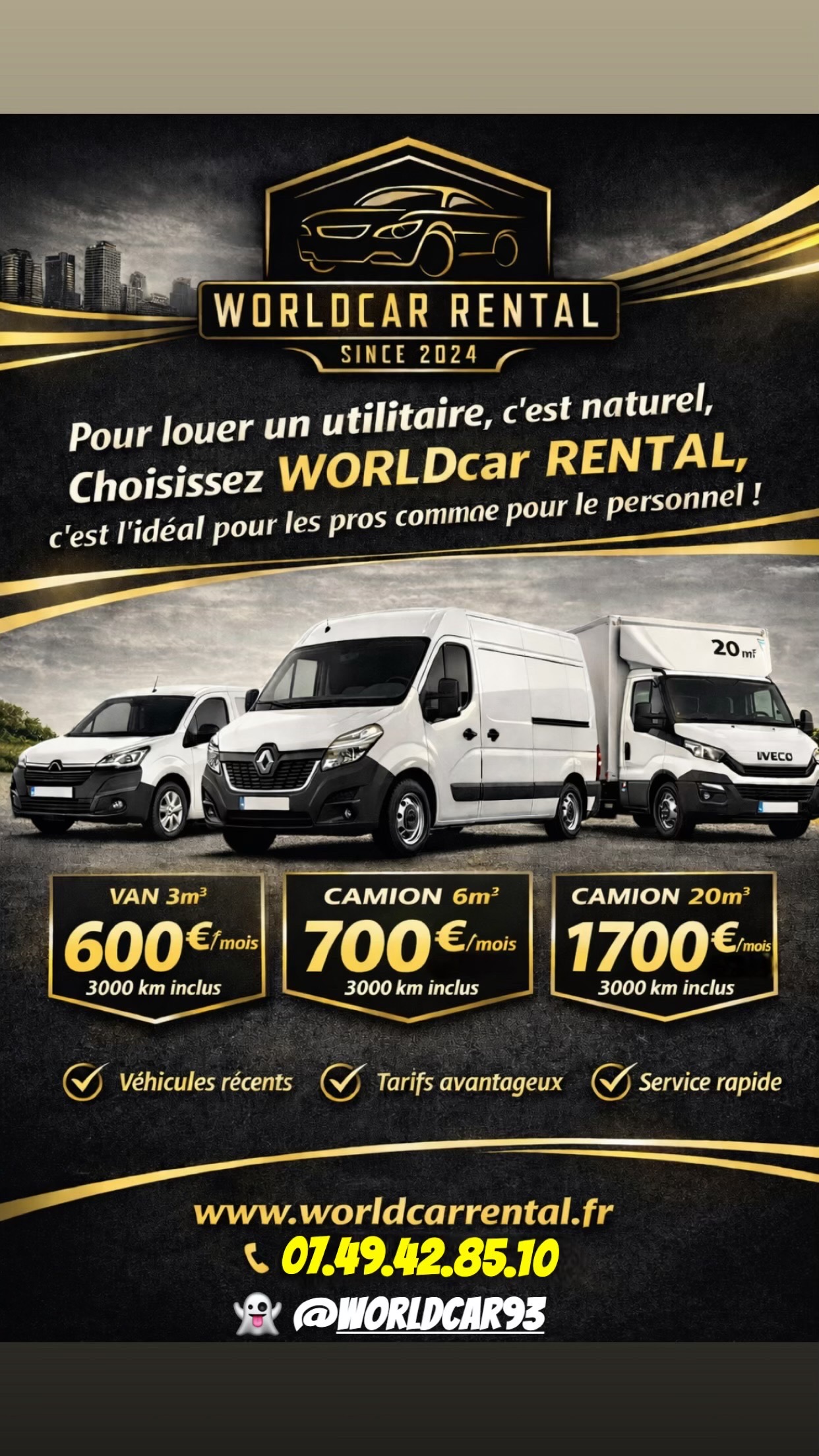 Location d’utilitaires