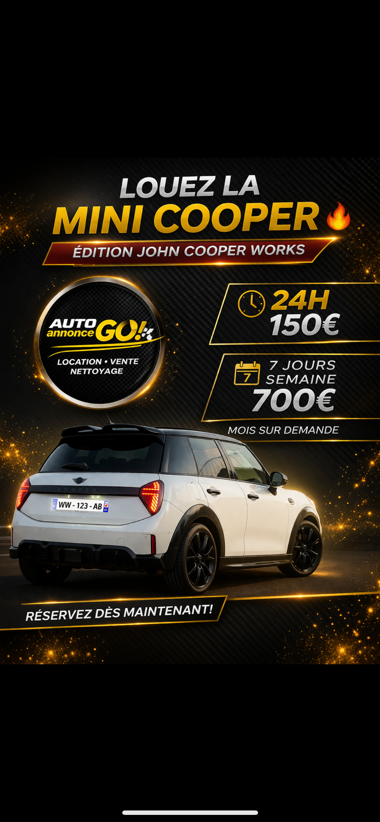 Location mini cooper john works