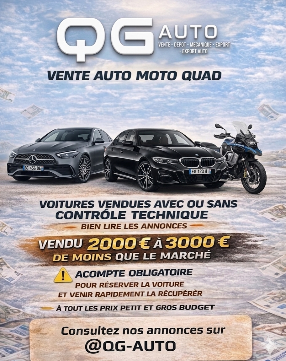 VENTE DE VÉHICULE