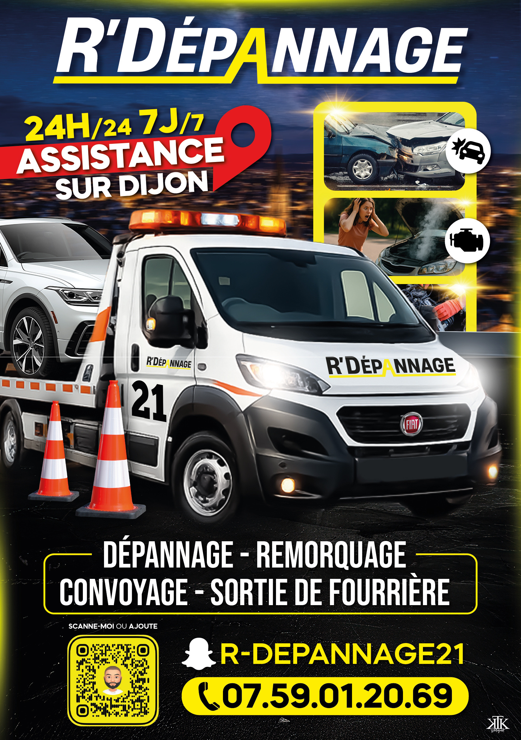 dépannage remorquages